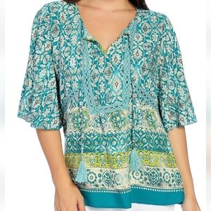 One World Bohemian Blouse 3X